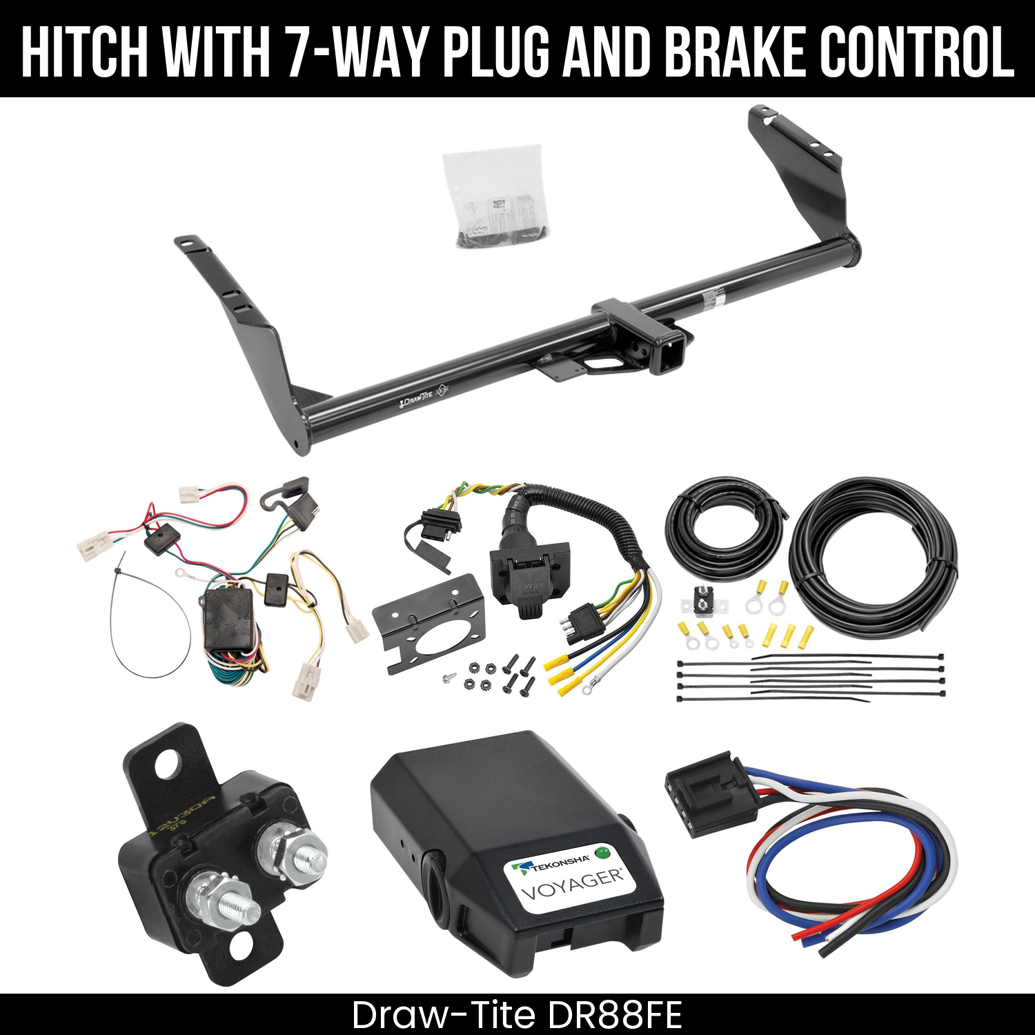 Trailer Hitch , 7-Way , Tekonsha Voyager Brake Control