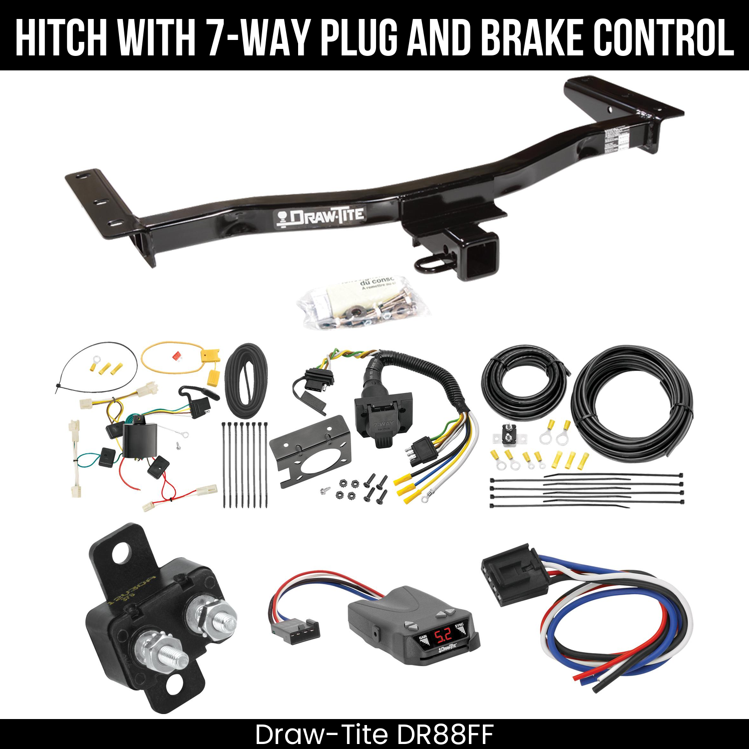 Trailer Hitch , 7-Way , Draw-Tite Activator IV Brake Control