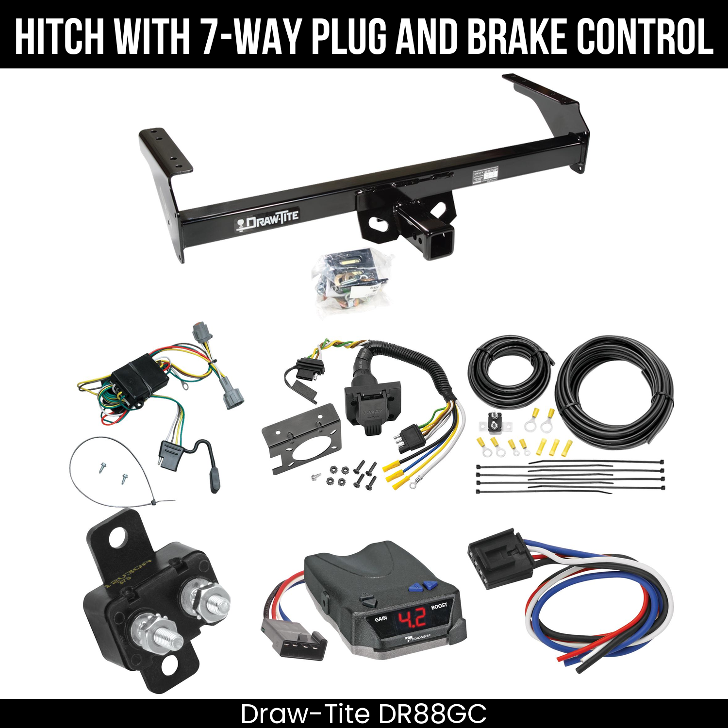 Trailer Hitch , 7-Way , Tekonsha Brake EVN Control