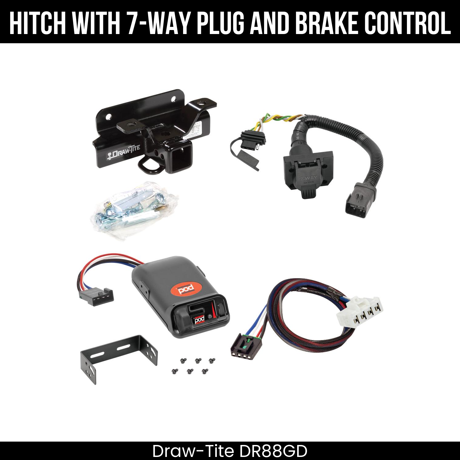 Trailer Hitch , 7-Way , Pro Series POD Brake Control