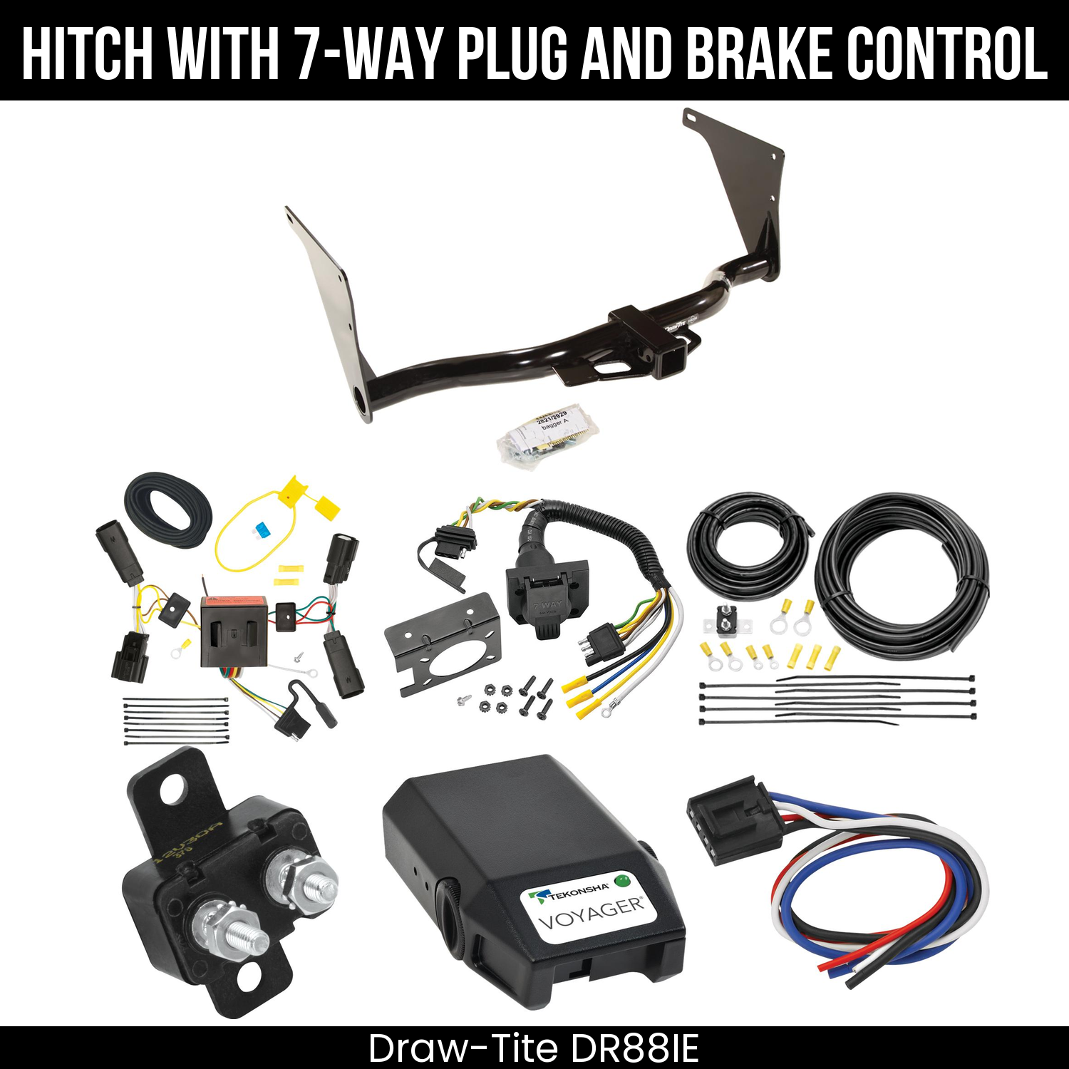 Trailer Hitch , 7-Way , Tekonsha Voyager Brake Control