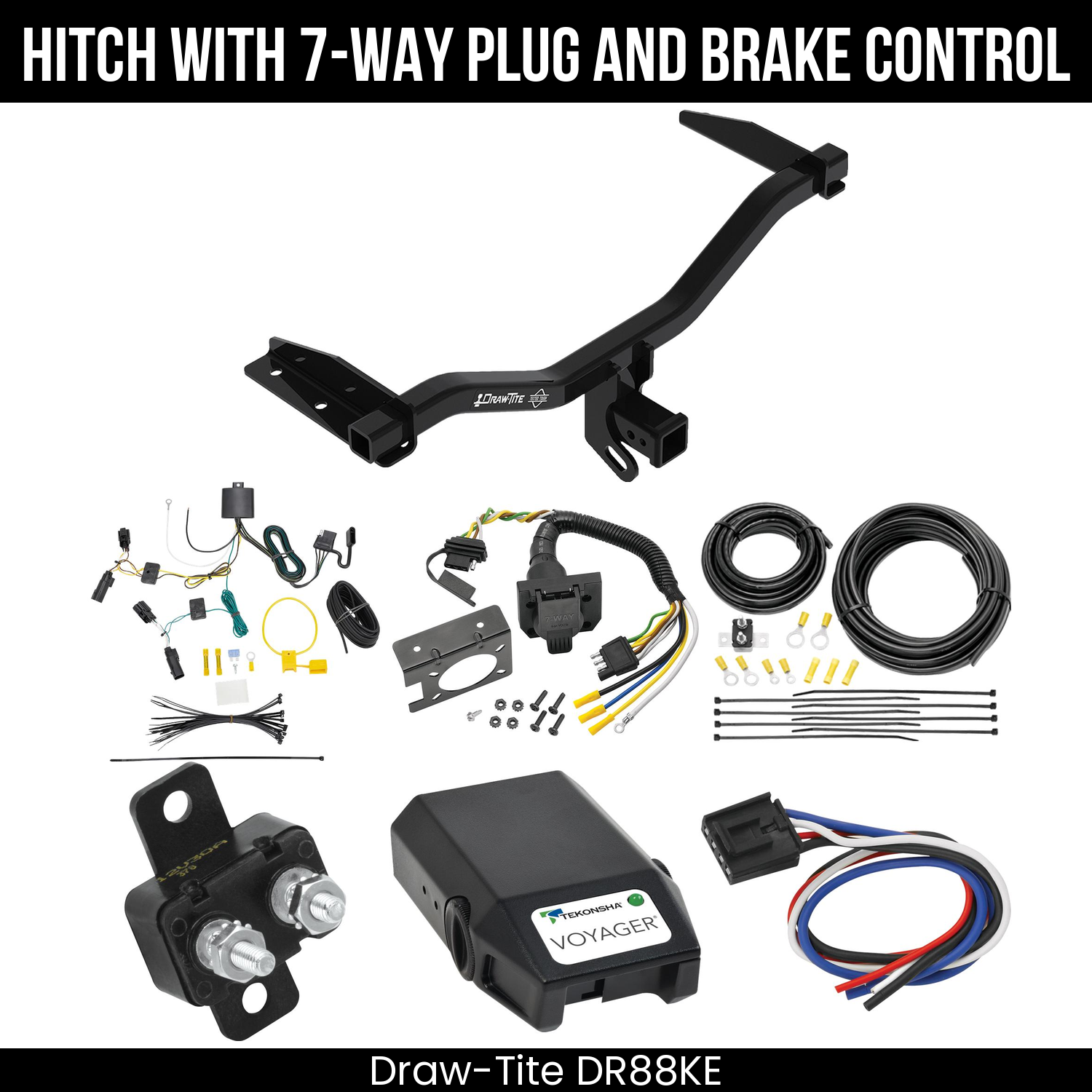Trailer Hitch , 7-Way , Tekonsha Voyager Brake Control