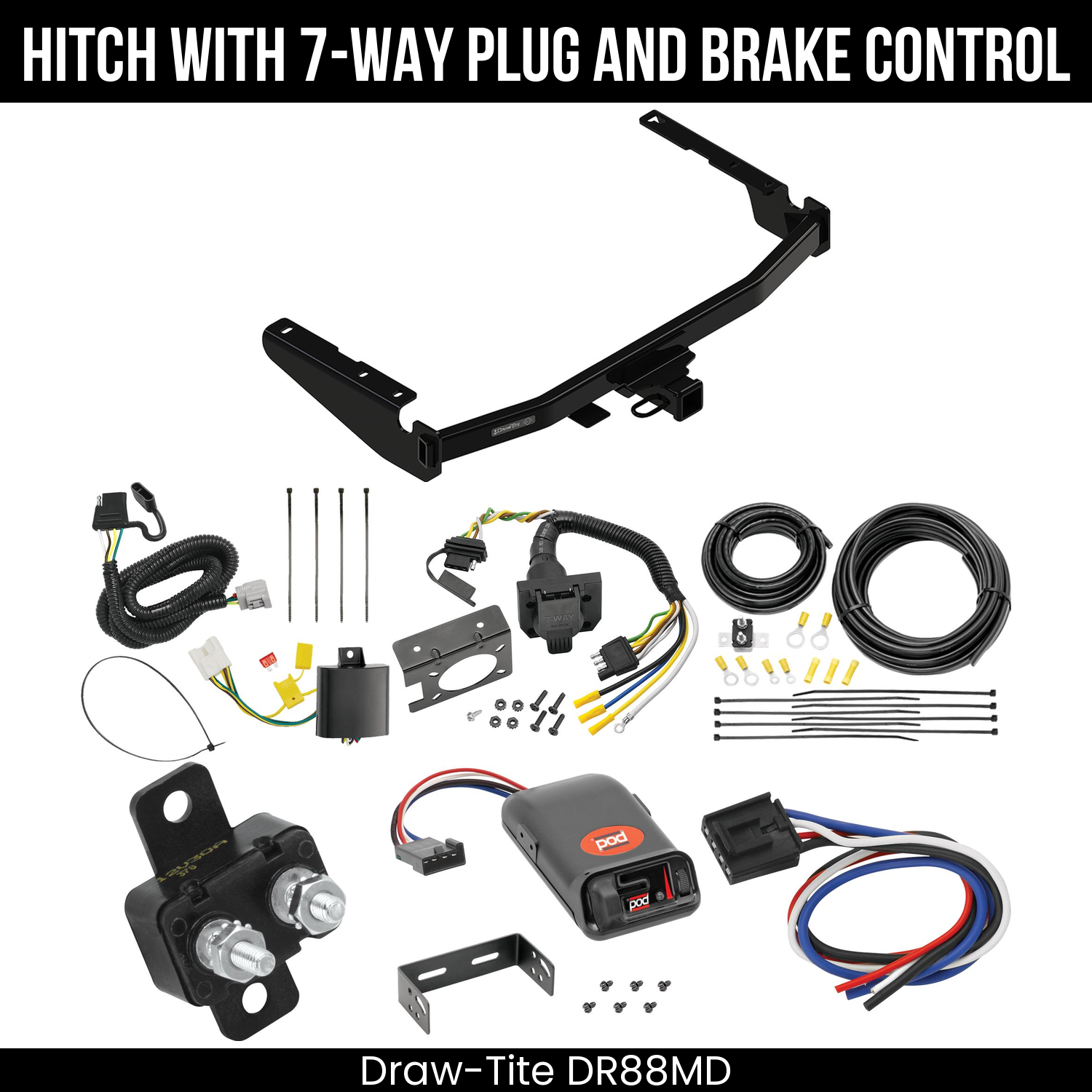 Trailer Hitch , 7-Way , Pro Series POD Brake Control