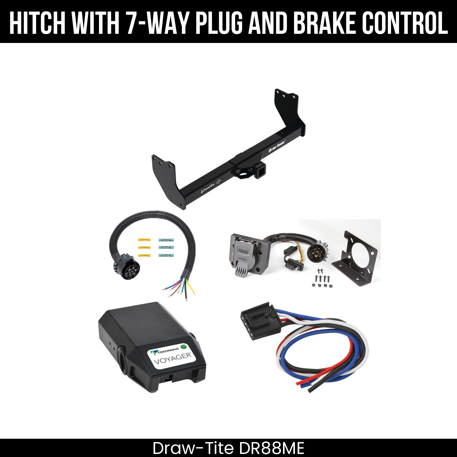 Trailer Hitch , 7-Way , Tekonsha Voyager Brake Control