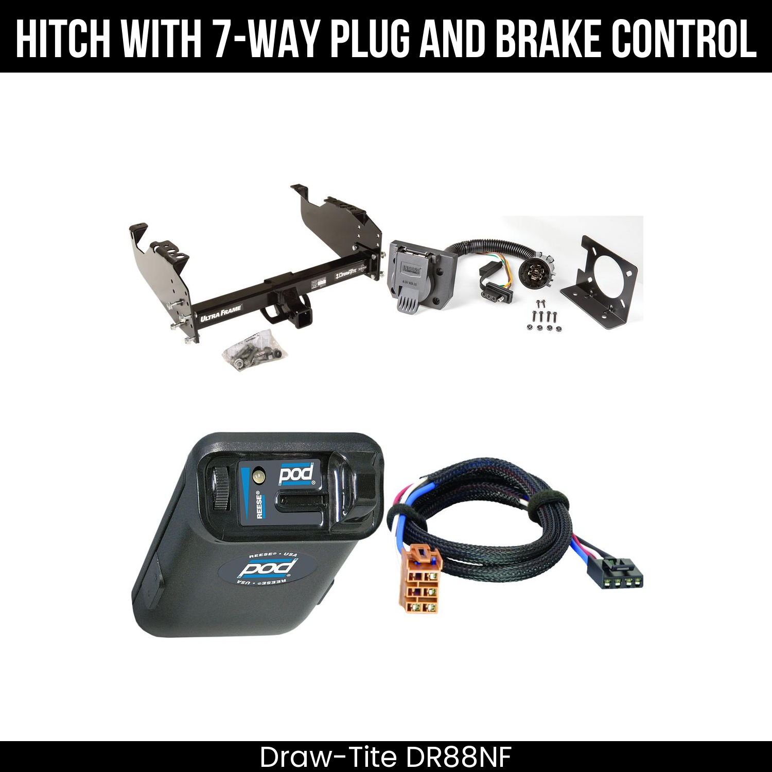 Trailer Hitch , 7-Way , Reese POD Brake Control
