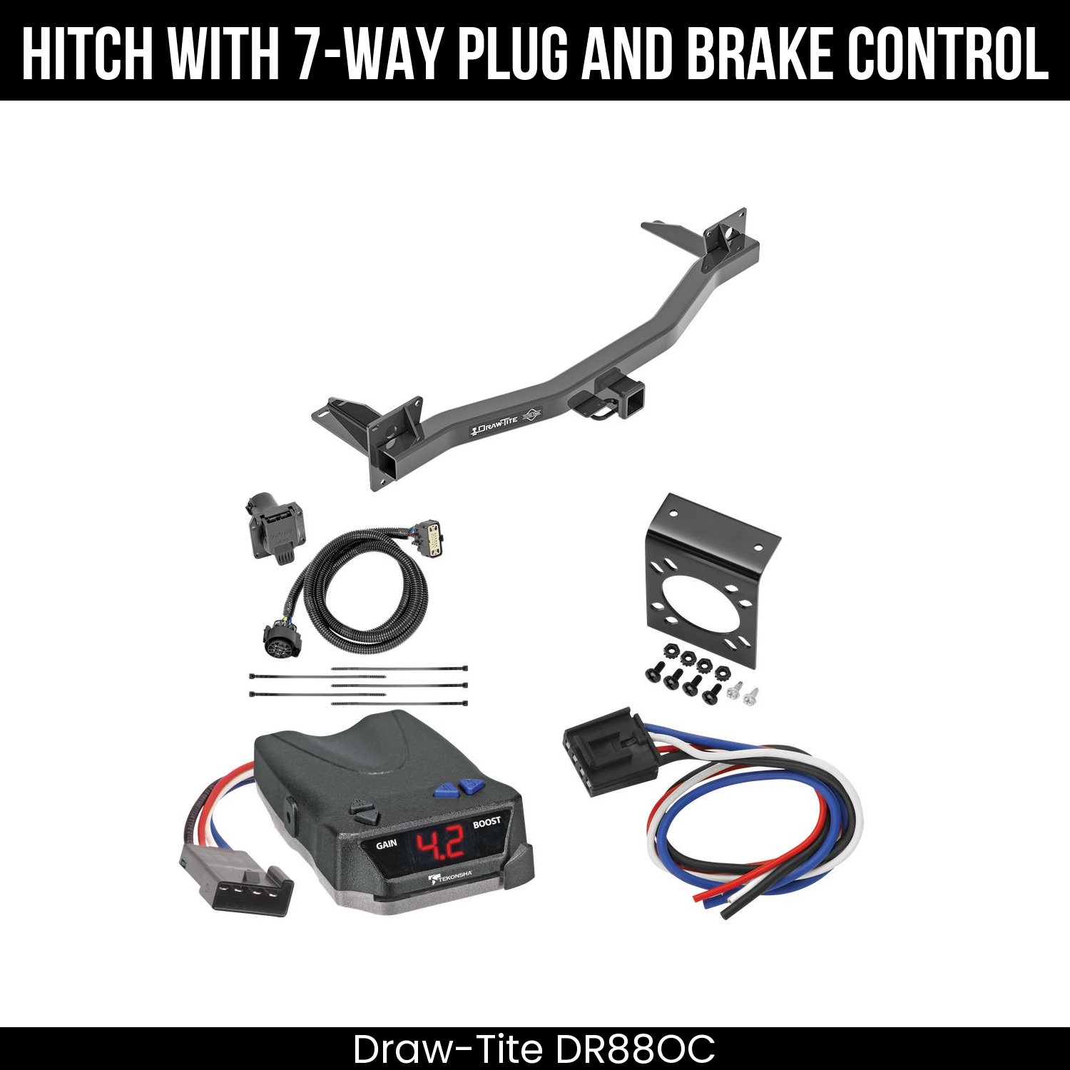 Trailer Hitch , 7-Way , Tekonsha Brake EVN Control