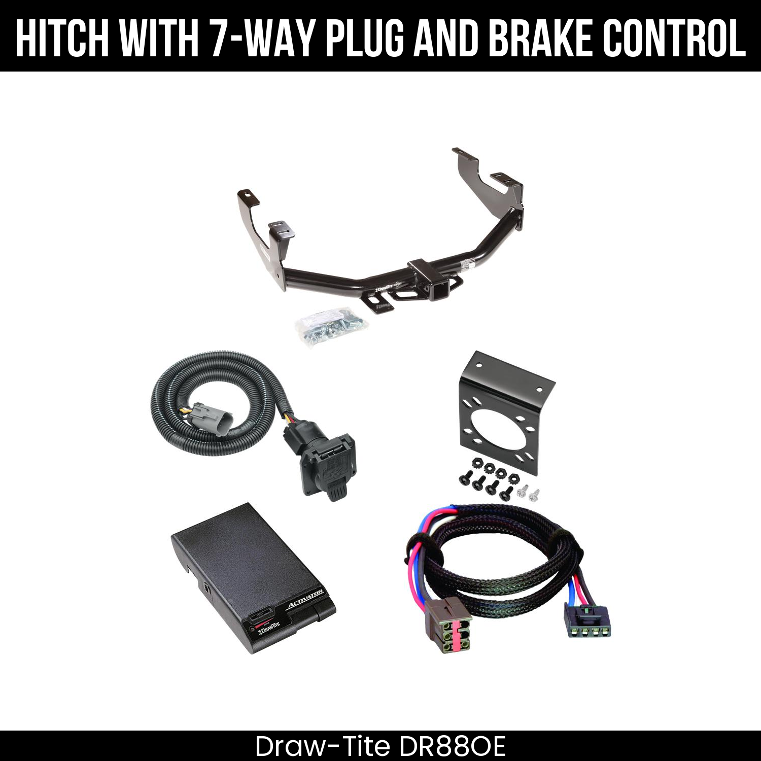 Trailer Hitch , 7-Way , Draw-Tite Activator Brake Control