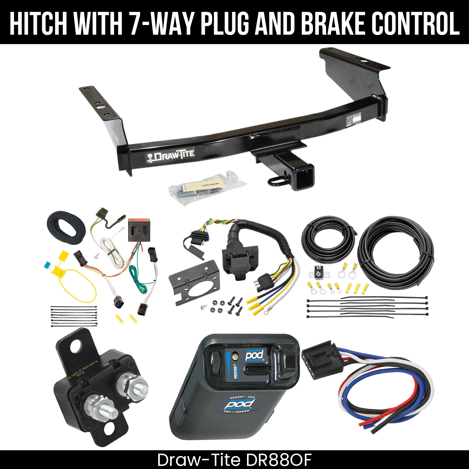 Trailer Hitch , 7-Way , Reese POD Brake Control