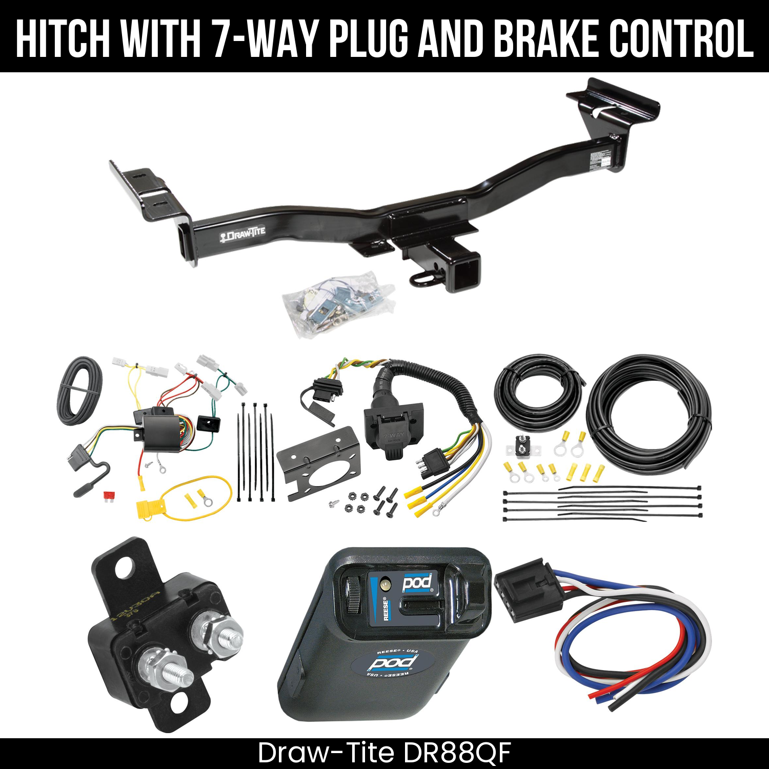 Trailer Hitch , 7-Way , Reese POD Brake Control
