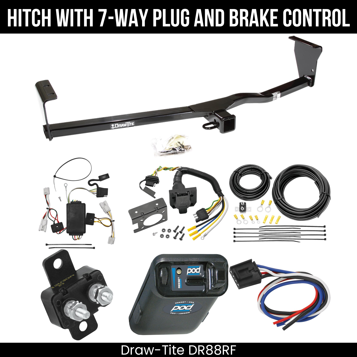 Trailer Hitch , 7-Way , Reese POD Brake Control