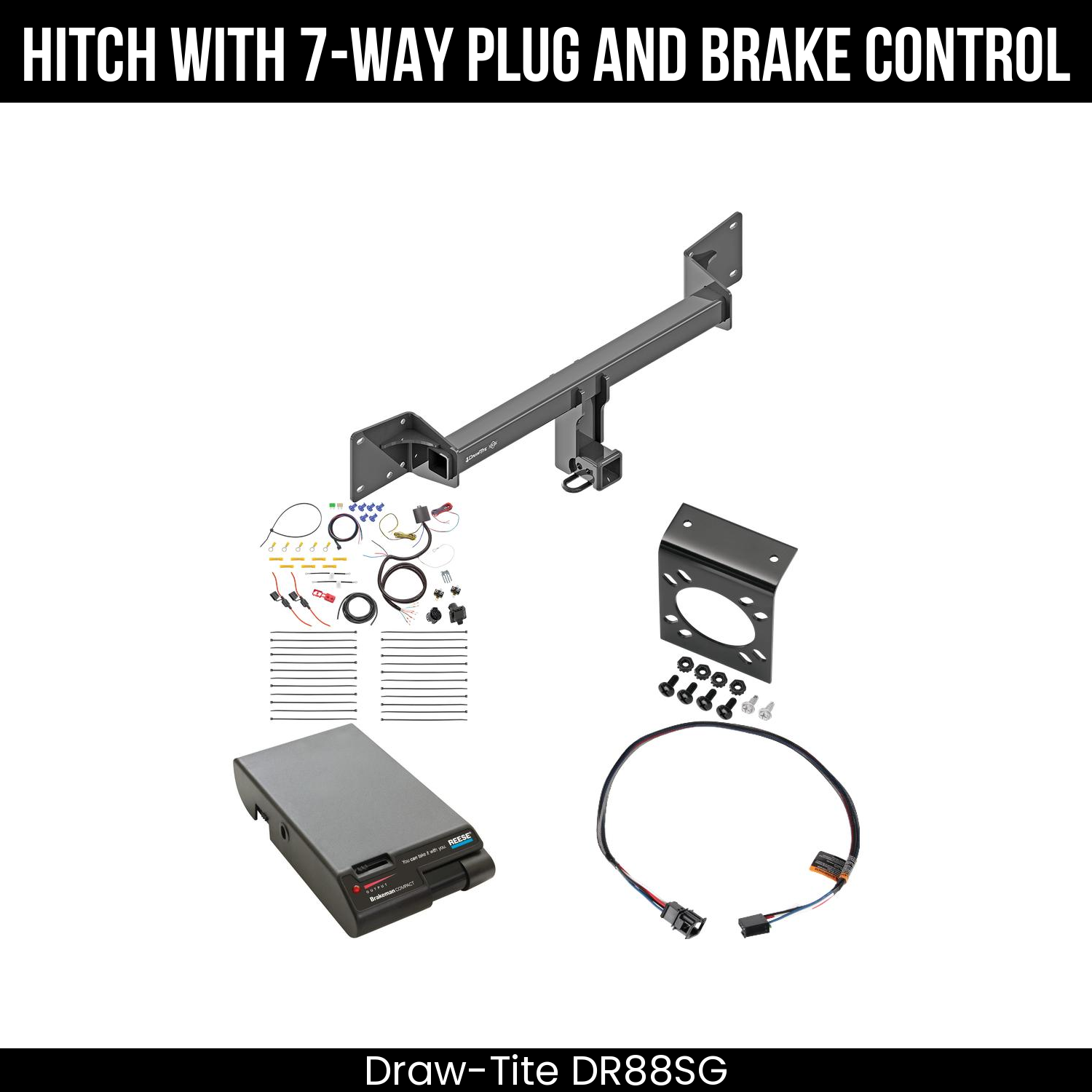 Trailer Hitch , 7-Way , Reese Brakeman Brake Control