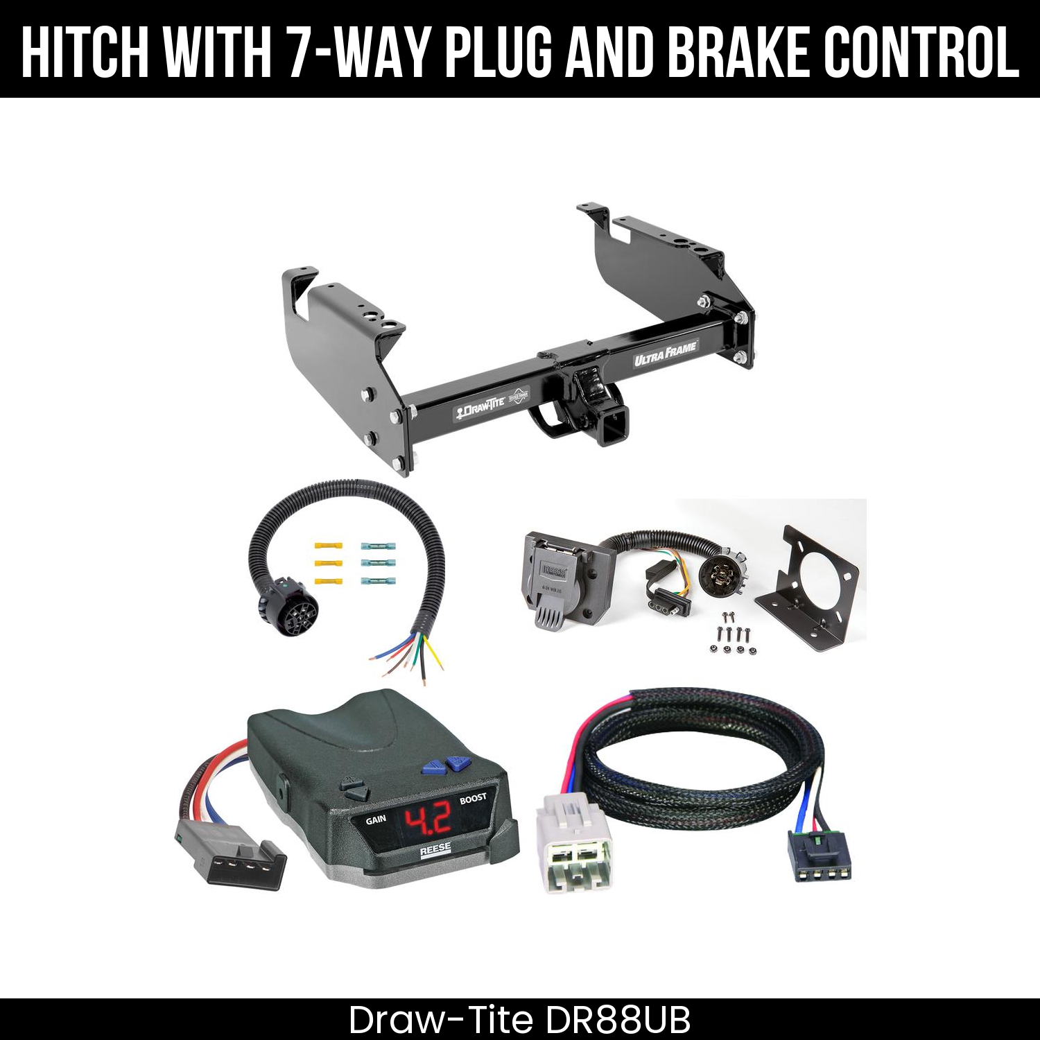 Trailer Hitch , 7-Way , Reese Brake EVN Control