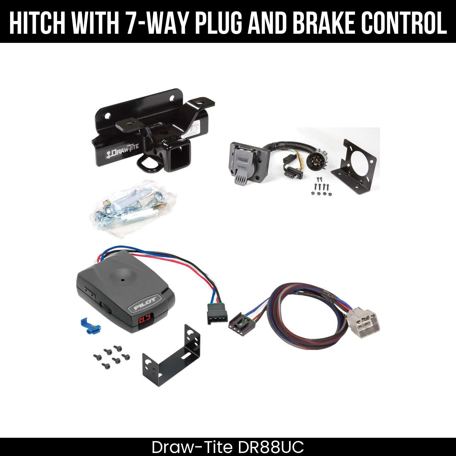 Trailer Hitch , 7-Way , Pro Series Pilot Brake Control