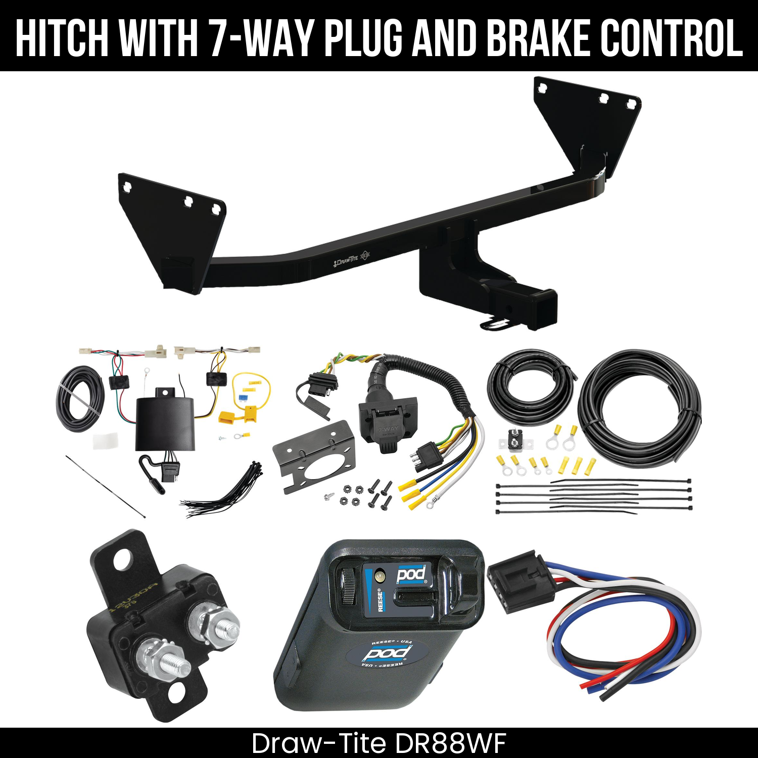 Trailer Hitch , 7-Way , Reese POD Brake Control