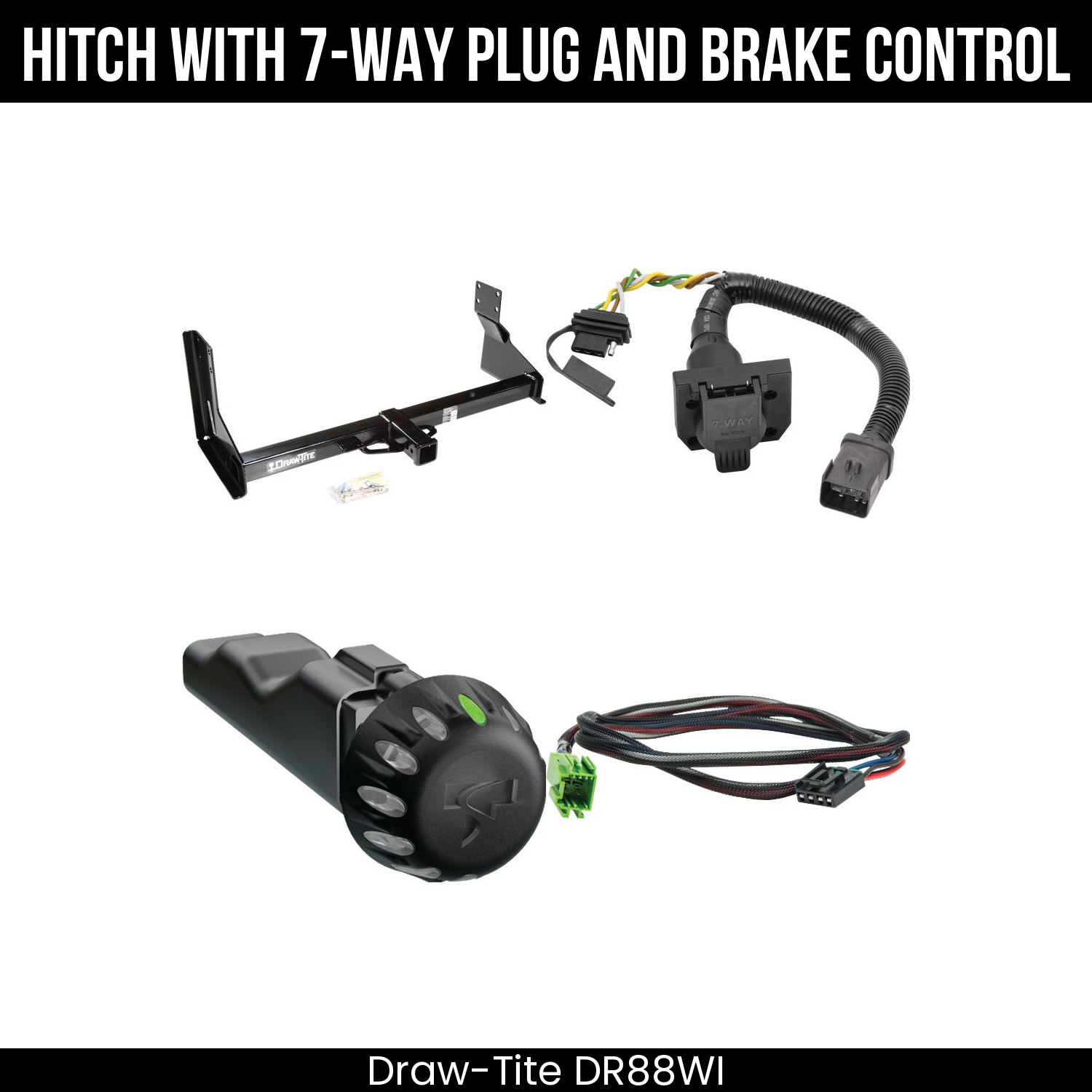 Trailer Hitch , 7-Way , Tekonsha Voyager iD Smart Brake Control