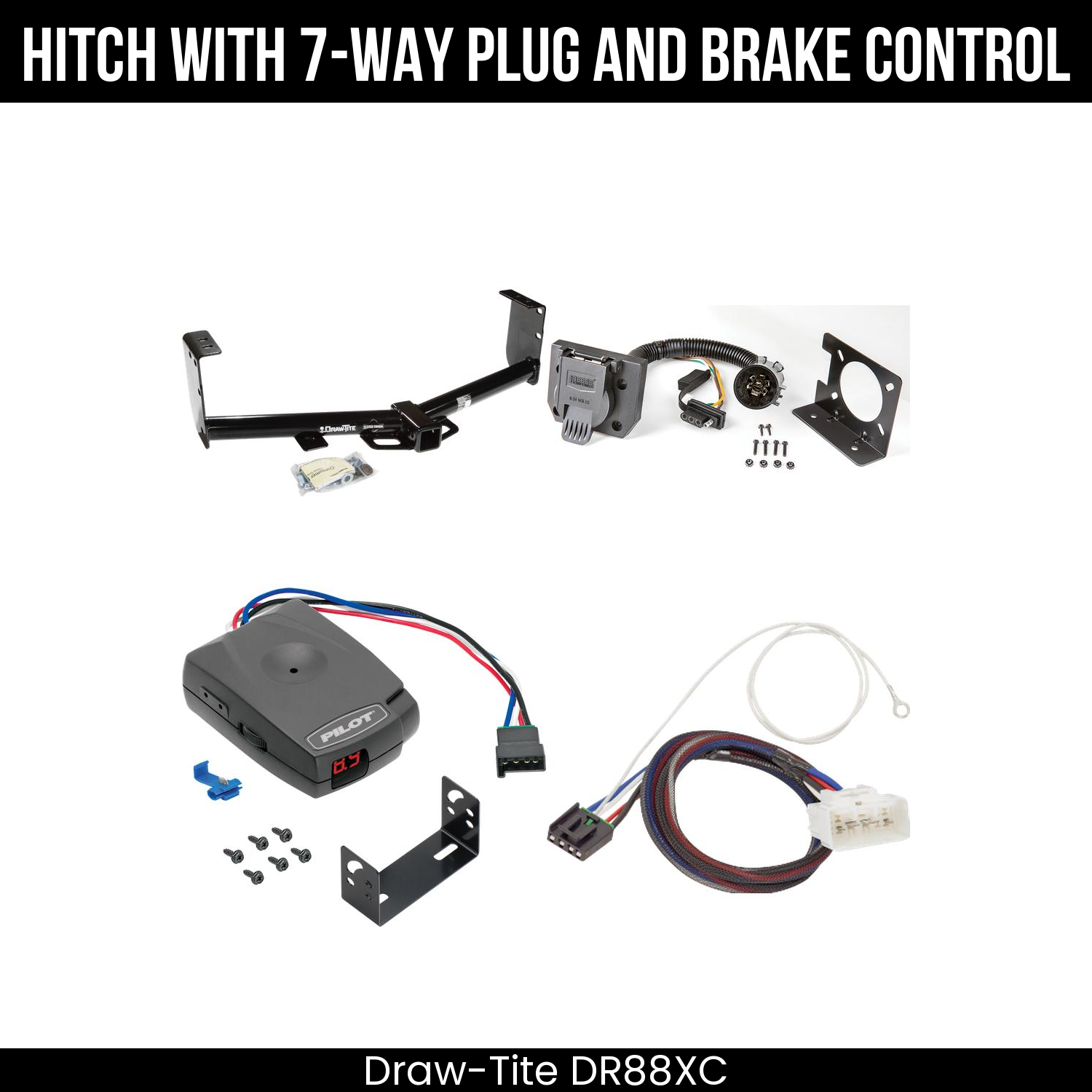 Trailer Hitch , 7-Way , Pro Series Pilot Brake Control