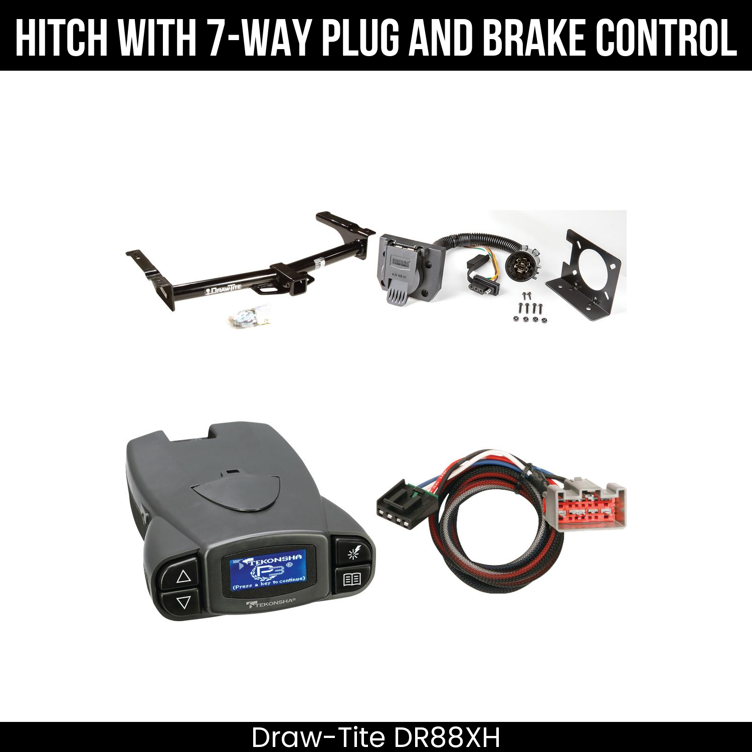 Trailer Hitch , 7-Way , Tekonsha Prodigy P3 Brake Control