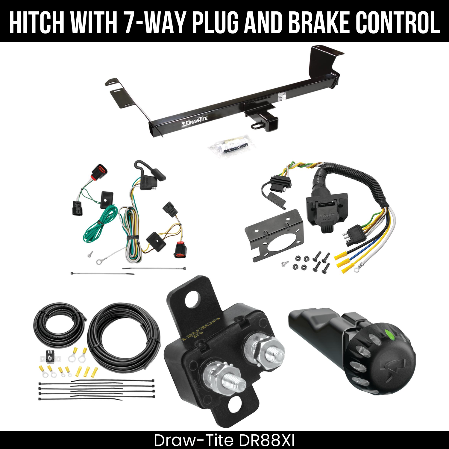 Trailer Hitch , 7-Way , Tekonsha Voyager iD Smart Brake Control