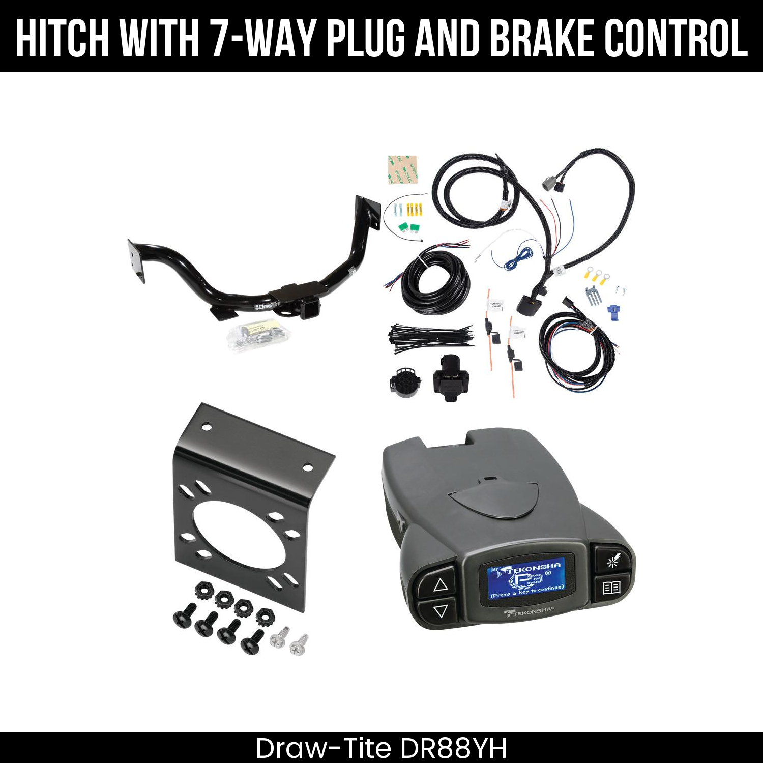 Trailer Hitch , 7-Way , Tekonsha Prodigy P3 Brake Control