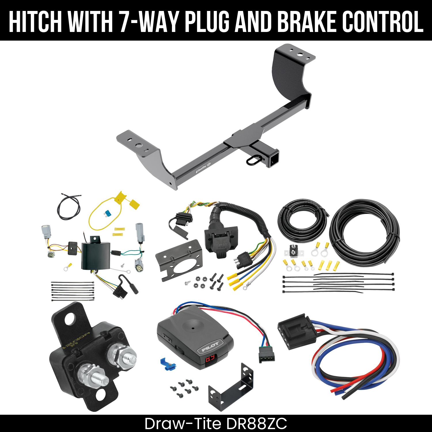 Trailer Hitch , 7-Way , Pro Series Pilot Brake Control