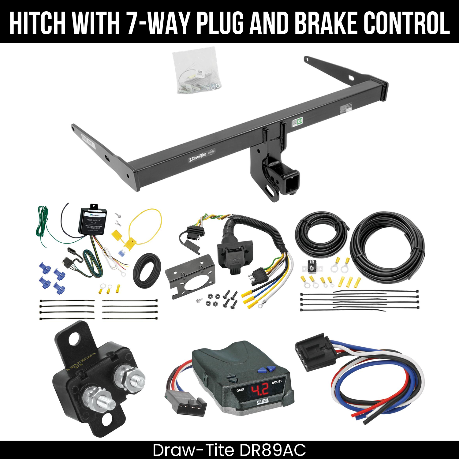 Trailer Hitch , 7-Way , Reese Brake EVN Control