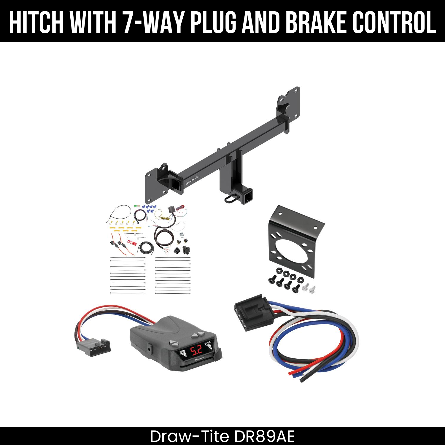 Trailer Hitch , 7-Way , Tekonsha Brakeman IV Brake Control