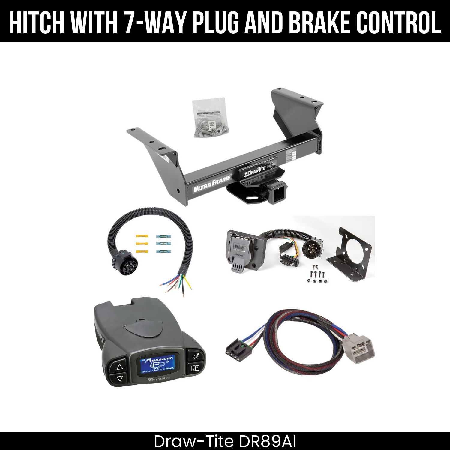 Trailer Hitch , 7-Way , Tekonsha Prodigy P3 Brake Control