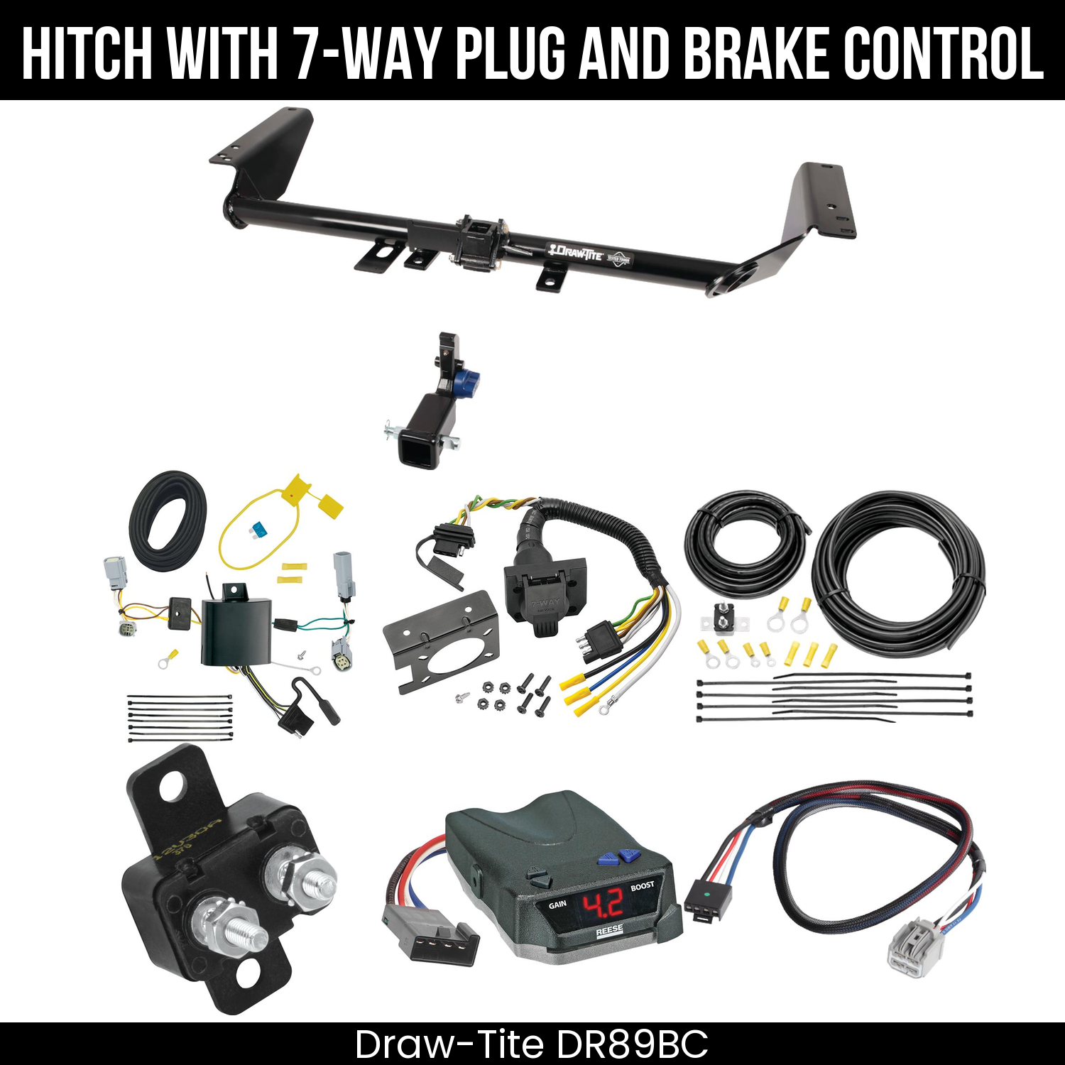 Trailer Hitch , 7-Way , Reese Brake EVN Control