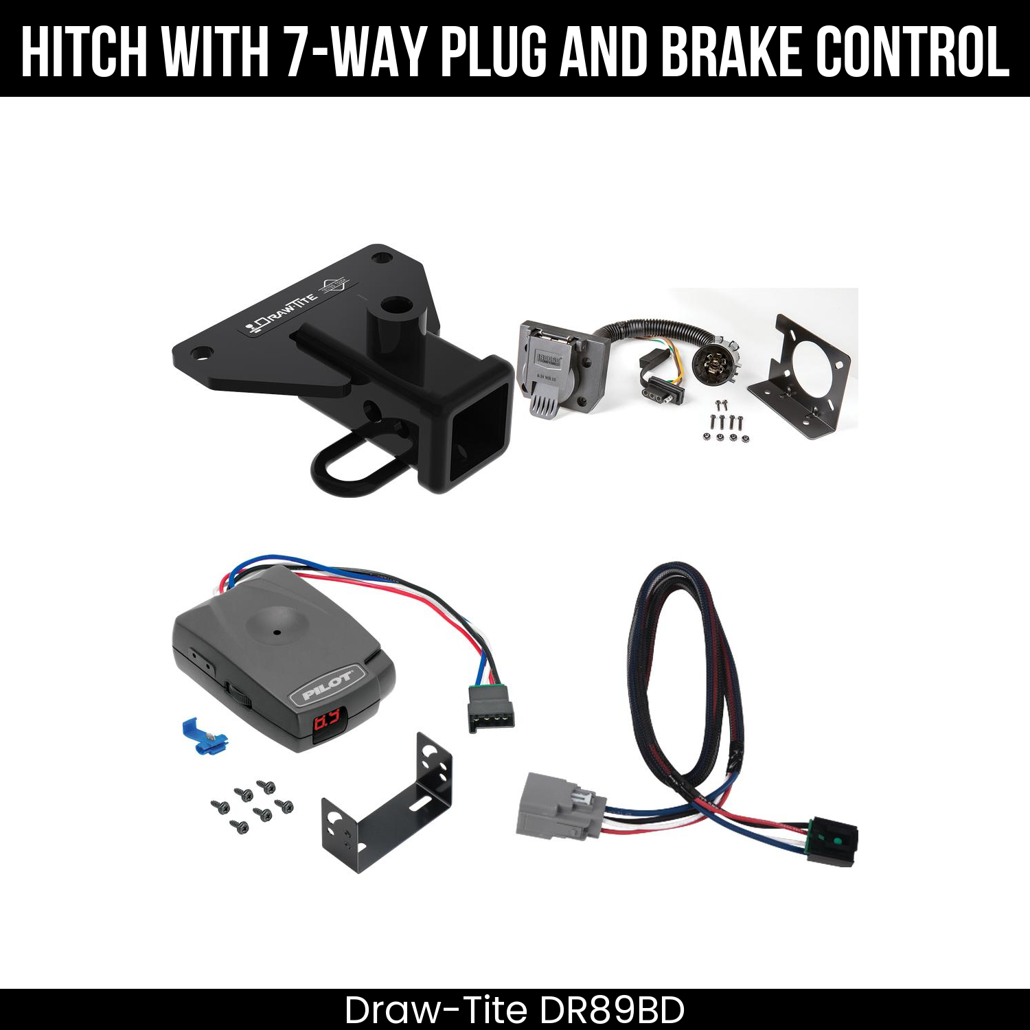 Trailer Hitch , 7-Way , Pro Series Pilot Brake Control