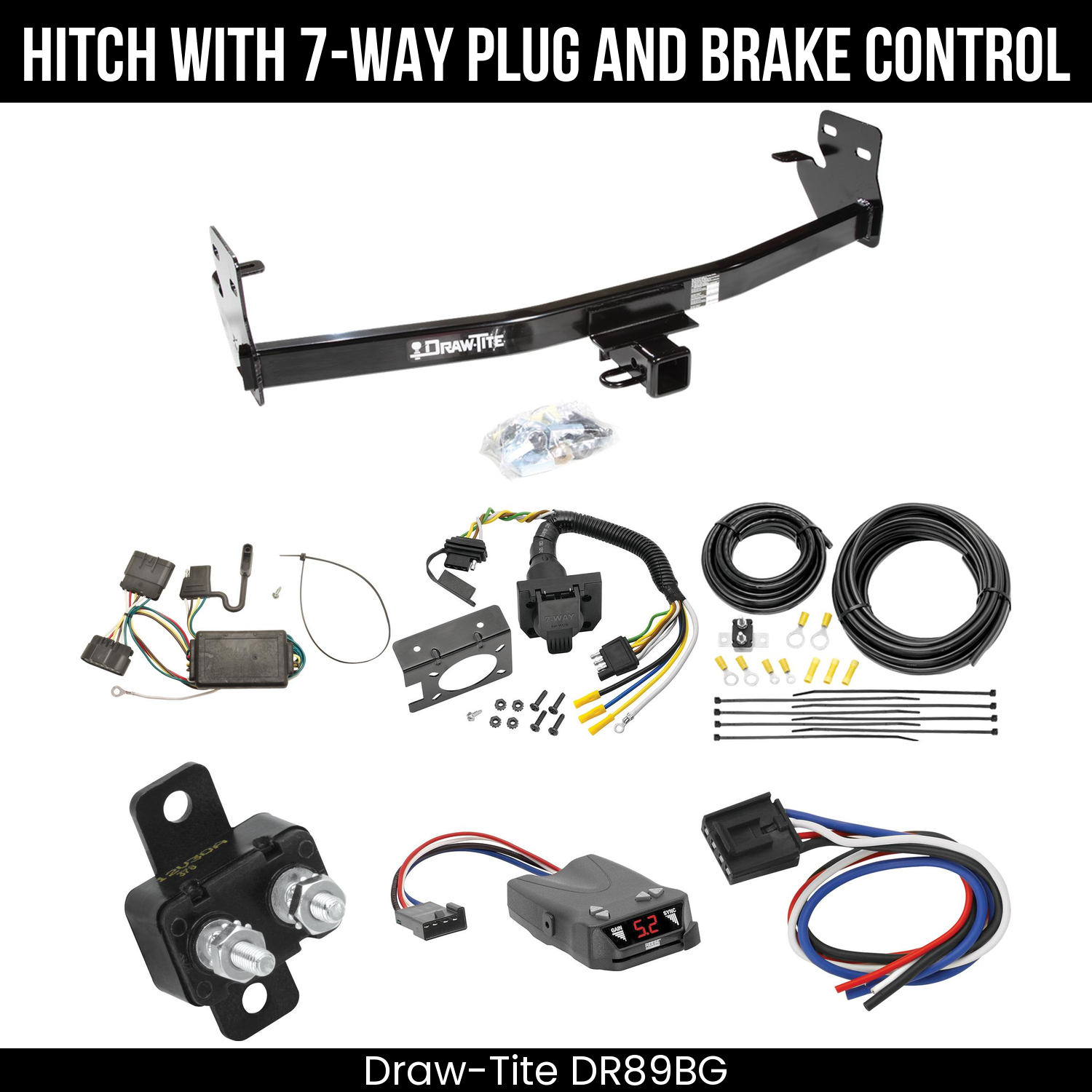 Trailer Hitch , 7-Way , Reese Brakeman IV Brake Control