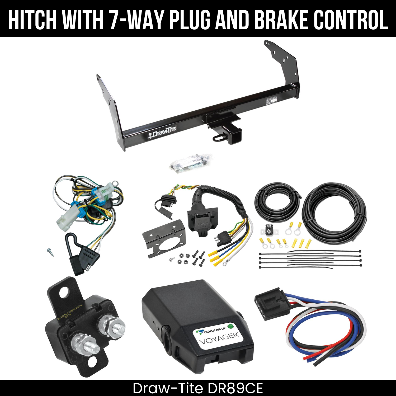 Trailer Hitch , 7-Way , Tekonsha Voyager Brake Control