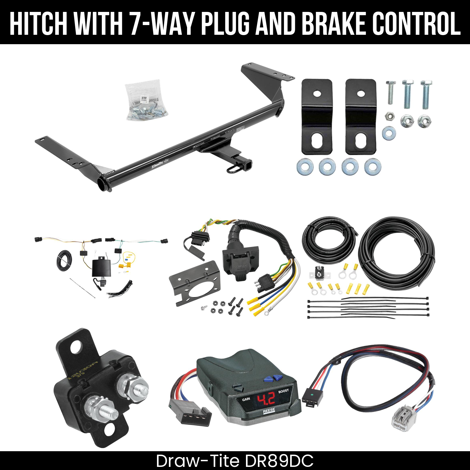 Trailer Hitch , 7-Way , Reese Brake EVN Control