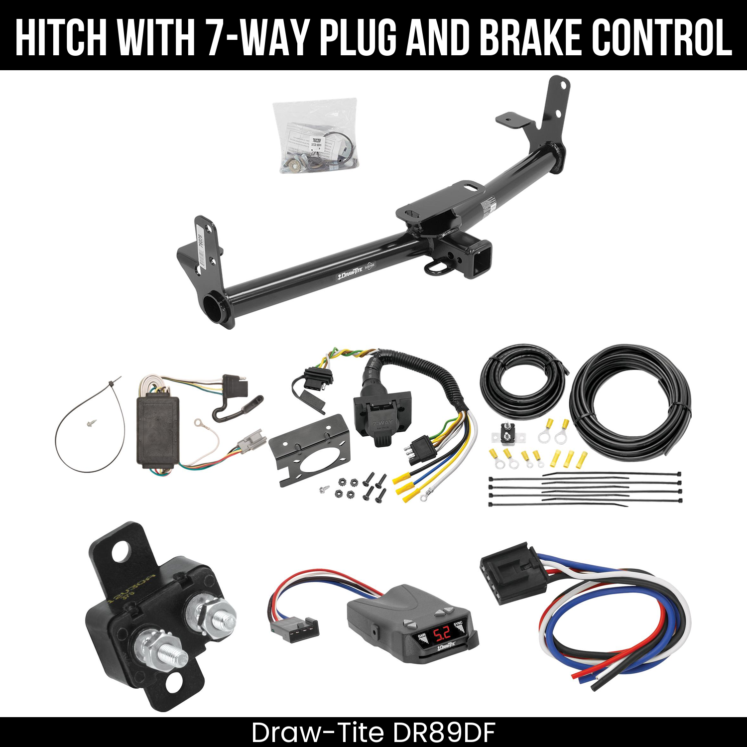Trailer Hitch , 7-Way , Draw-Tite Activator IV Brake Control