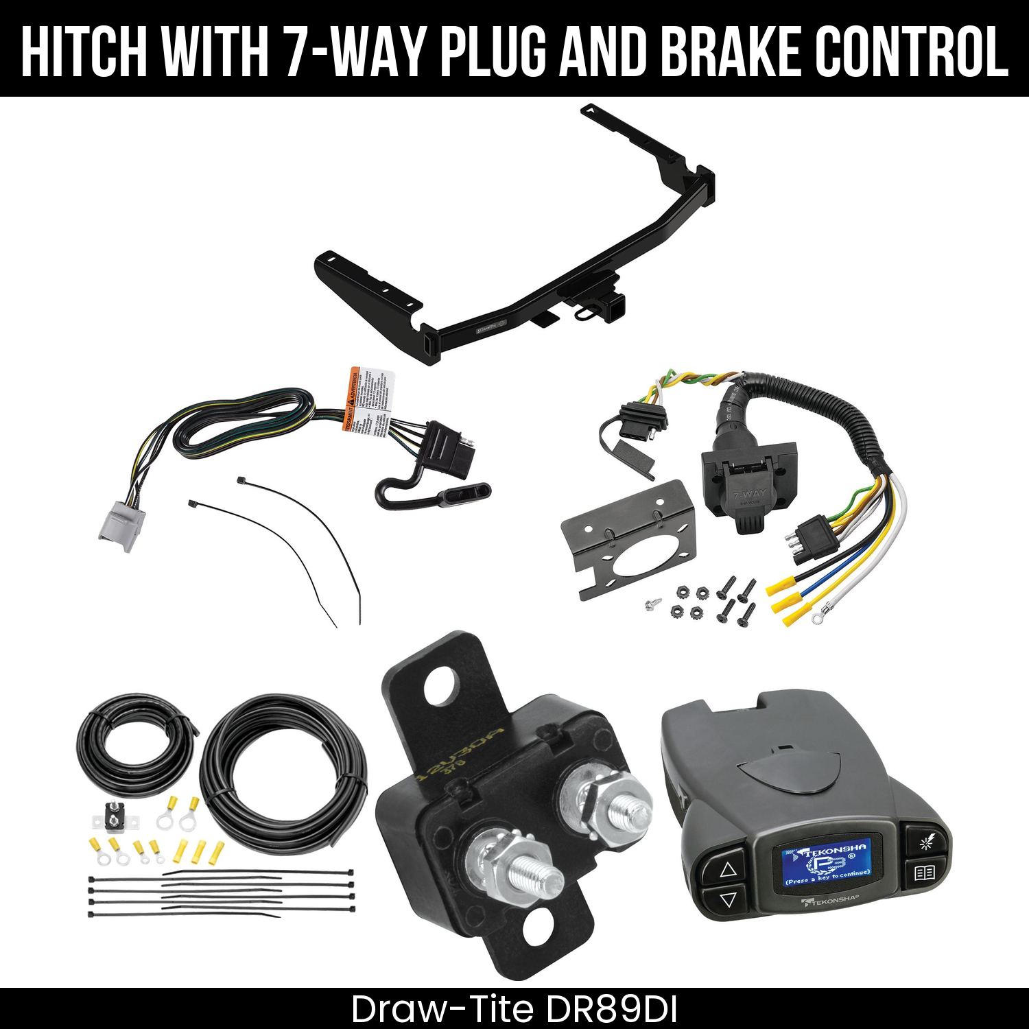 Trailer Hitch , 7-Way , Tekonsha Prodigy P3 Brake Control