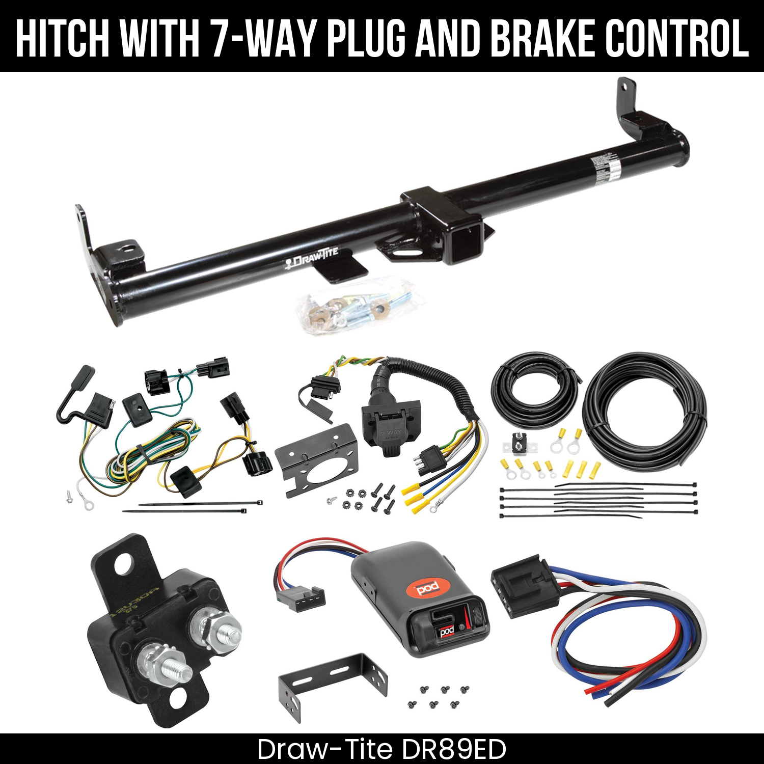 Trailer Hitch , 7-Way , Pro Series POD Brake Control