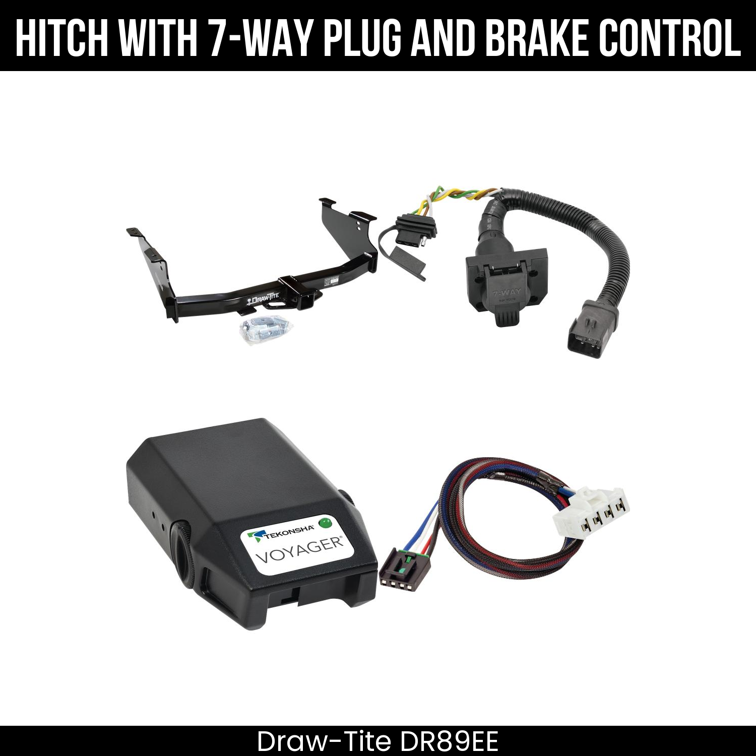 Trailer Hitch , 7-Way , Tekonsha Voyager Brake Control