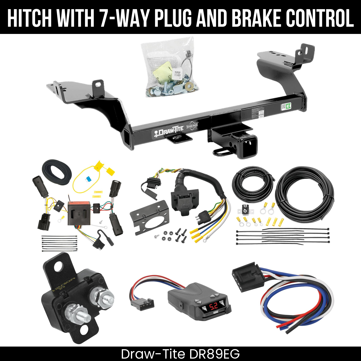 Trailer Hitch , 7-Way , Reese Brakeman IV Brake Control