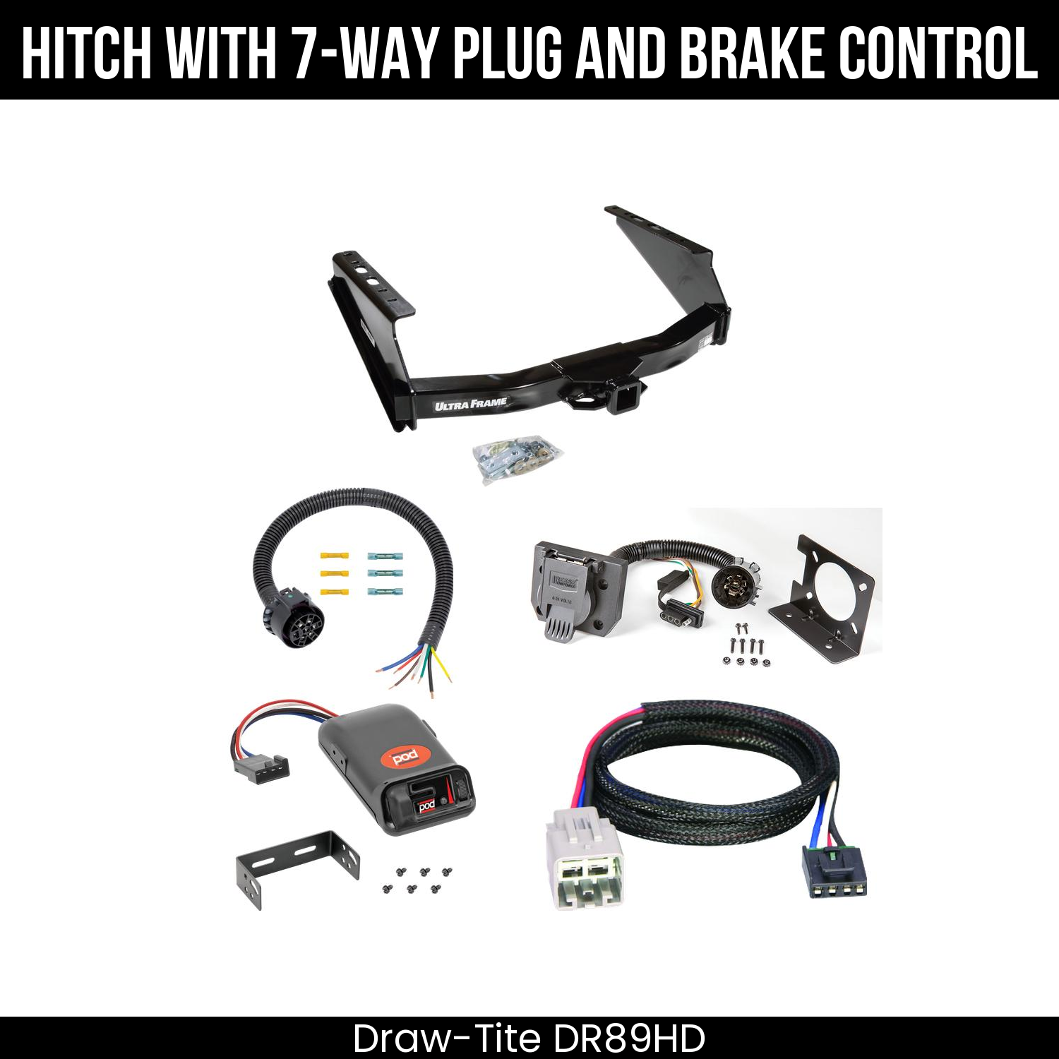 Trailer Hitch , 7-Way , Pro Series POD Brake Control