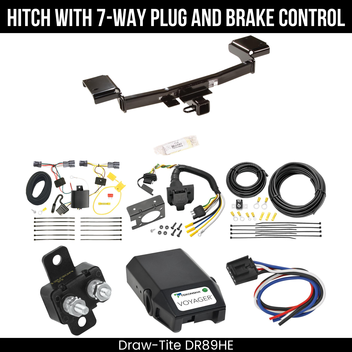 Trailer Hitch , 7-Way , Tekonsha Voyager Brake Control