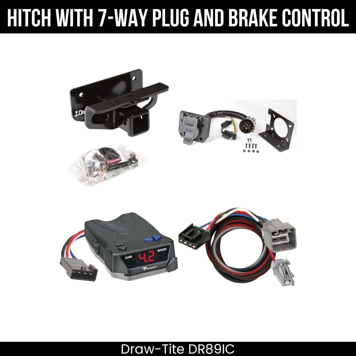 Trailer Hitch , 7-Way , Tekonsha Brake EVN Control
