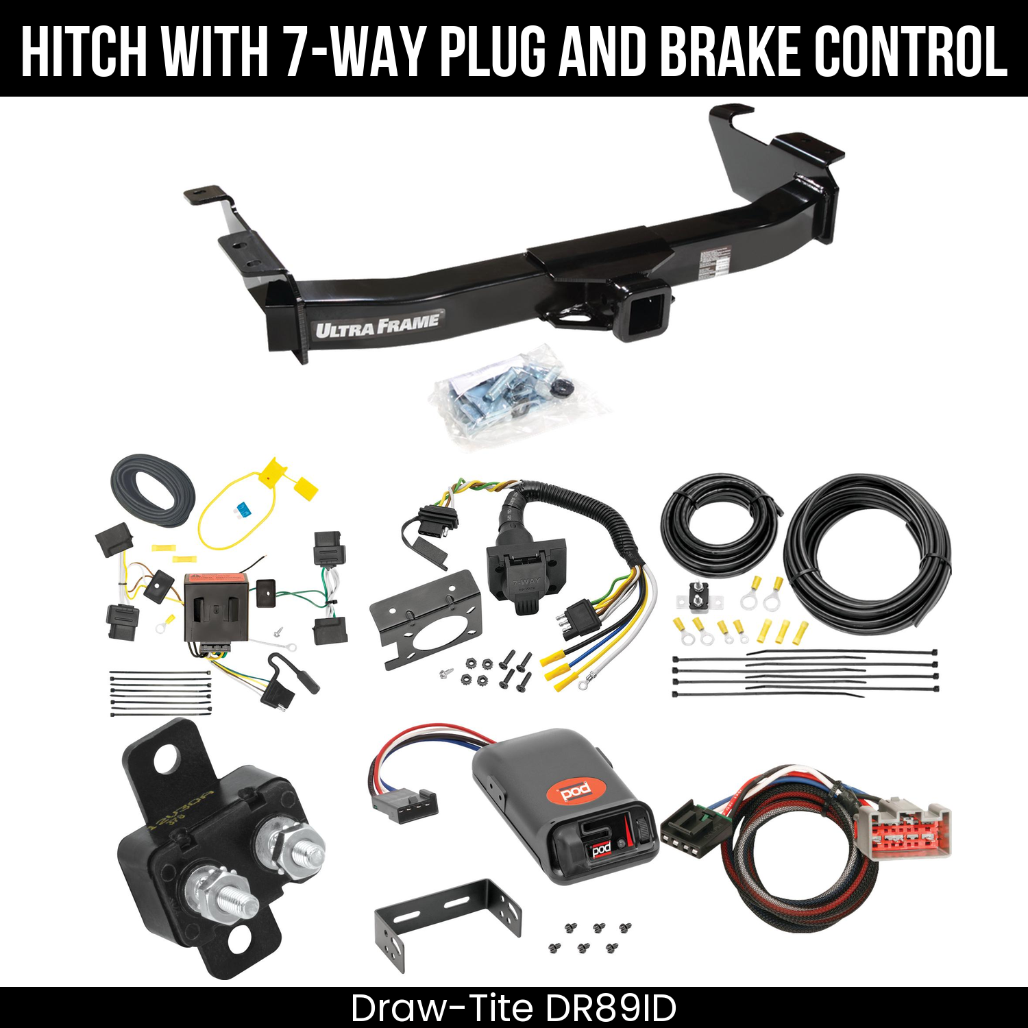 Trailer Hitch , 7-Way , Pro Series POD Brake Control