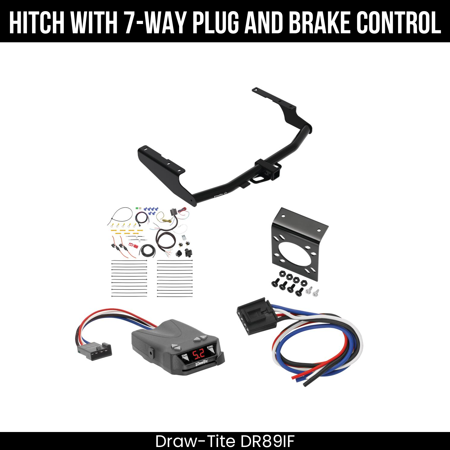 Trailer Hitch , 7-Way , Draw-Tite Activator IV Brake Control