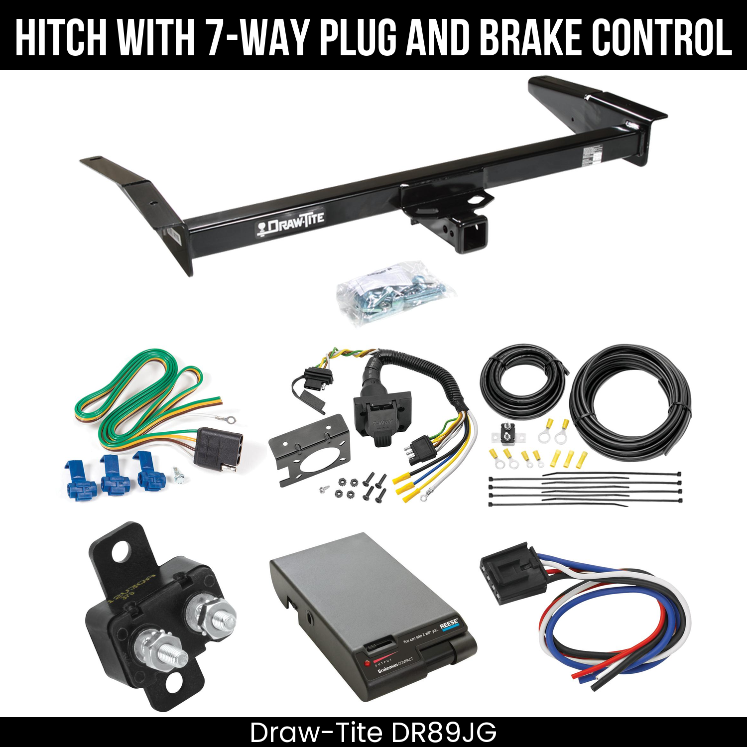 Trailer Hitch , 7-Way , Reese Brakeman Brake Control
