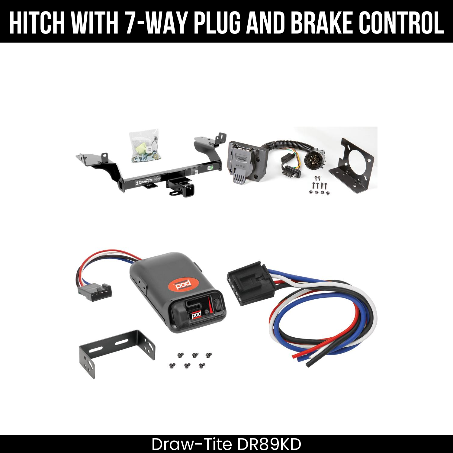 Trailer Hitch , 7-Way , Pro Series POD Brake Control