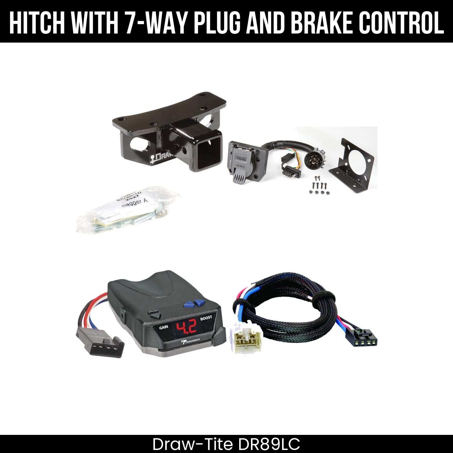 Trailer Hitch , 7-Way , Tekonsha Brake EVN Control