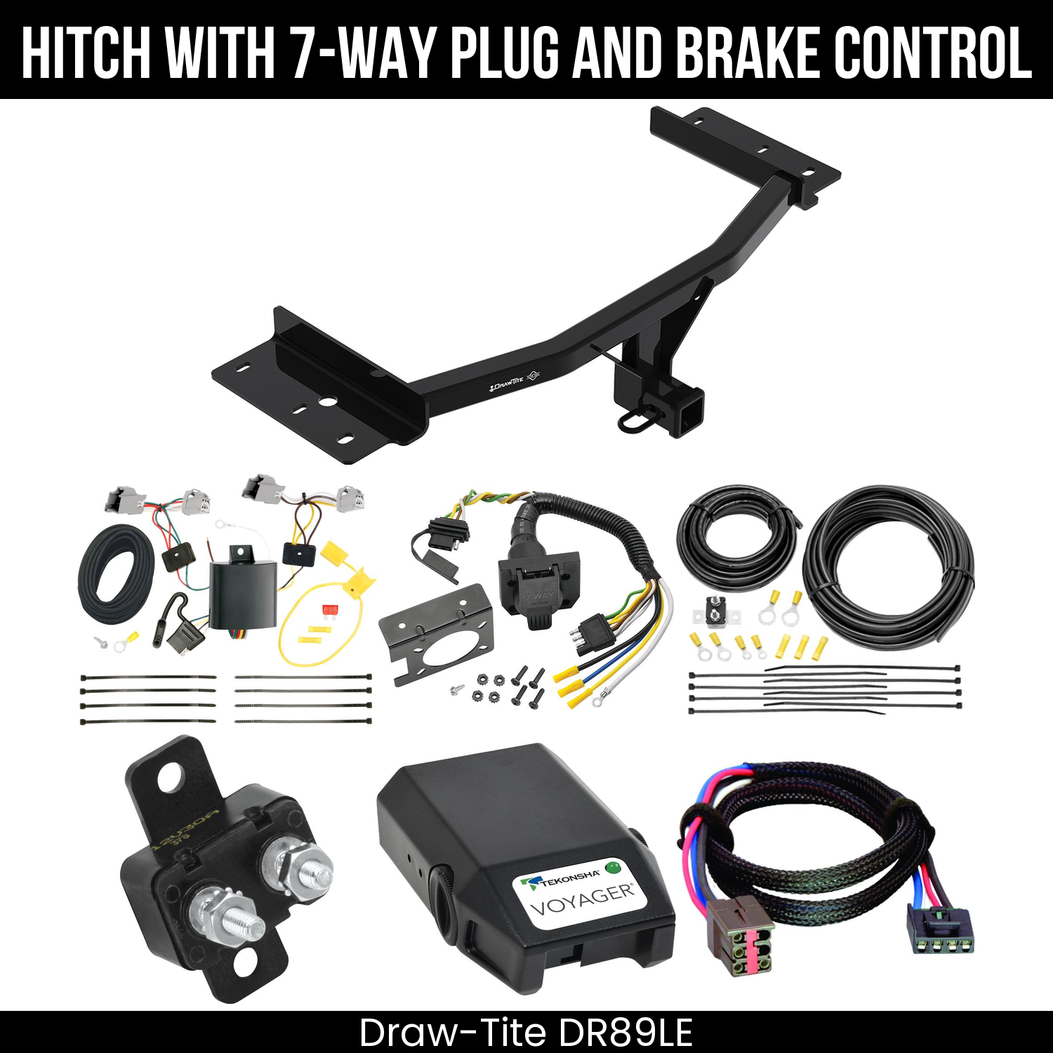 Trailer Hitch , 7-Way , Tekonsha Voyager Brake Control