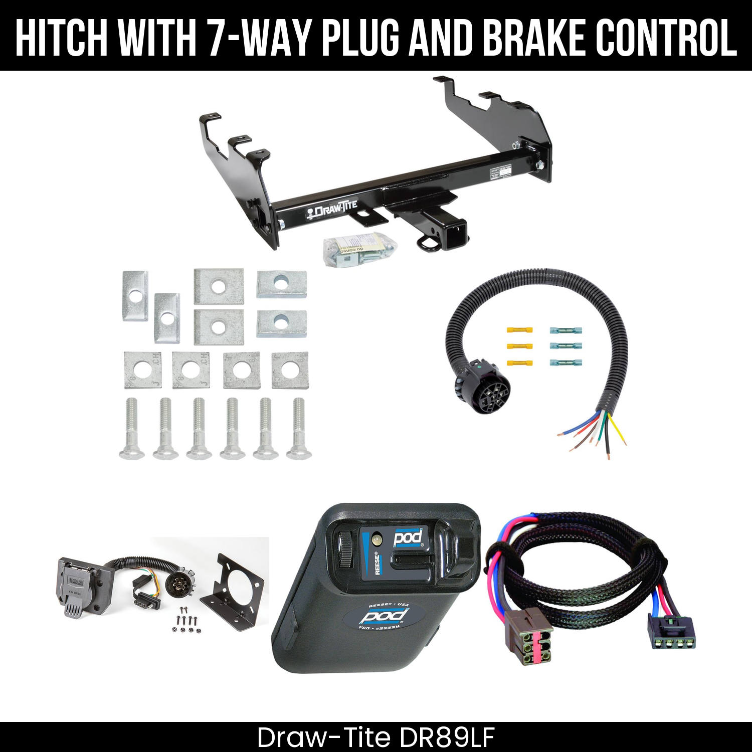 Trailer Hitch , 7-Way , Reese POD Brake Control