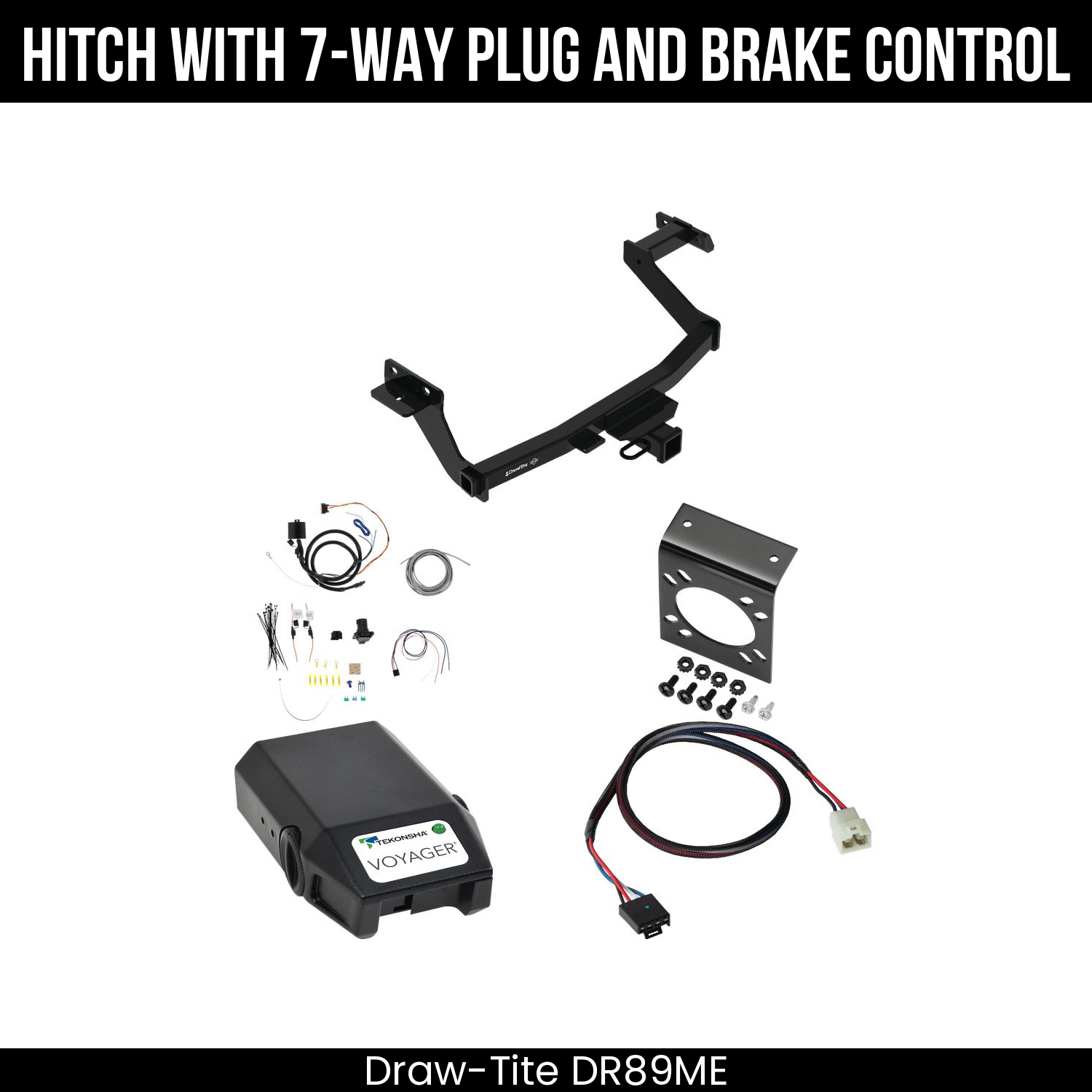 Trailer Hitch , 7-Way , Tekonsha Voyager Brake Control