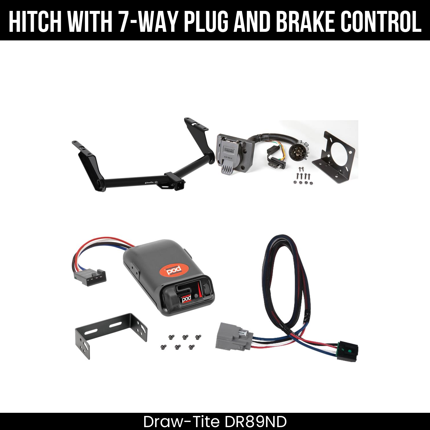 Trailer Hitch , 7-Way , Pro Series POD Brake Control