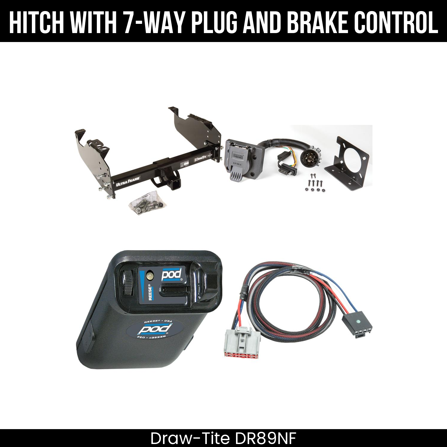 Trailer Hitch , 7-Way , Reese POD Brake Control
